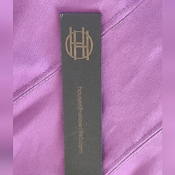 House of Harlow 1960 Purple Satin Crop Top, Size S. - Picture 6 of 7